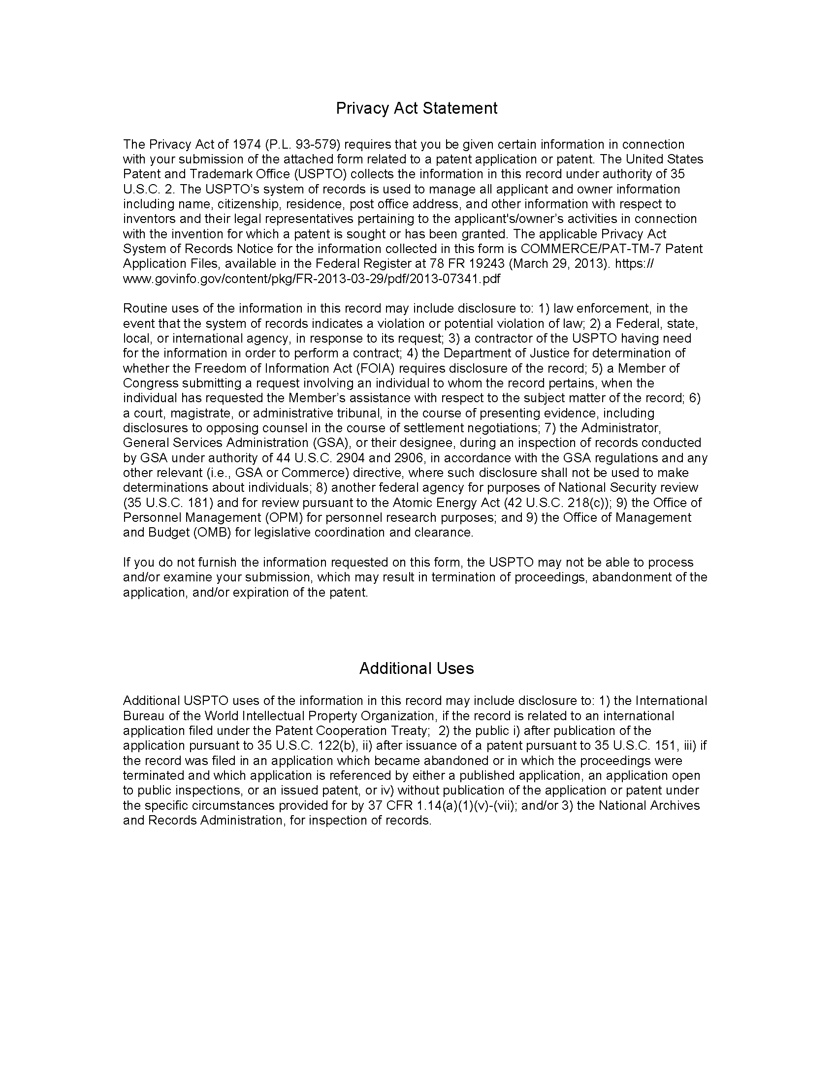 PTO/AIA/05 Page 3