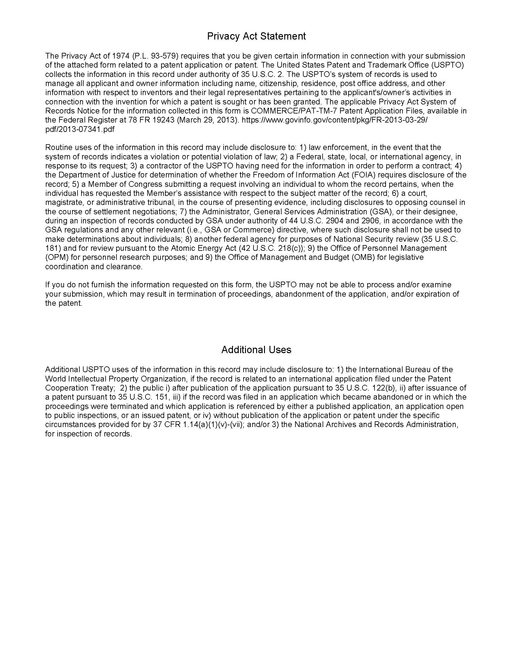 Form PTO/SB/57. Request for Ex Parte Reexamination Transmittal Form [Page 4 of 4]
